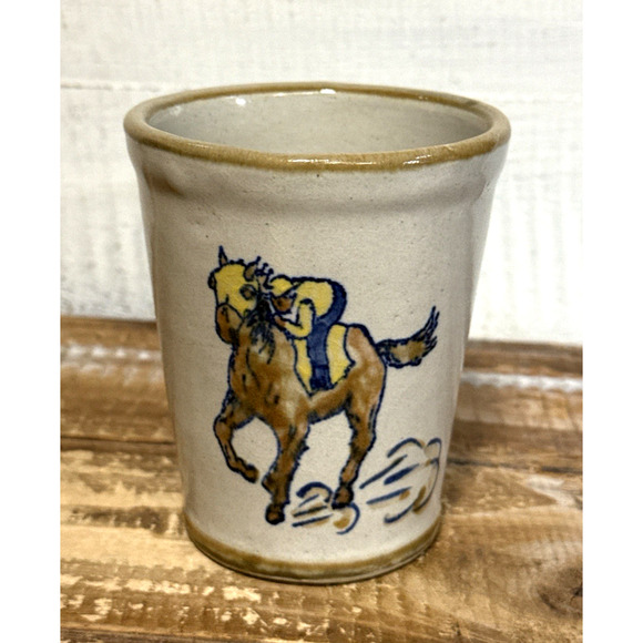 Louisville Stoneware 1978 Kentucky Derby Tumbler 104th Running Year of the Horse - Picture 6 of 6